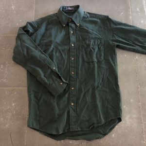 Pendleton Long Sleeve Shirt, Dark Green, Small